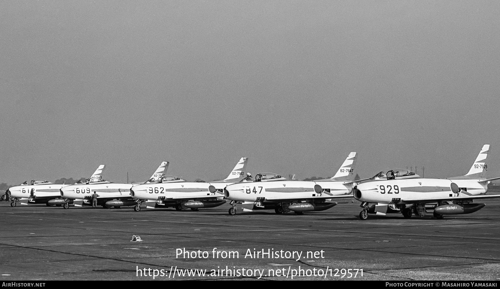 Aircraft Photo of 92-7929 | North American F-86F Sabre | Japan - Air Force | AirHistory.net #129571