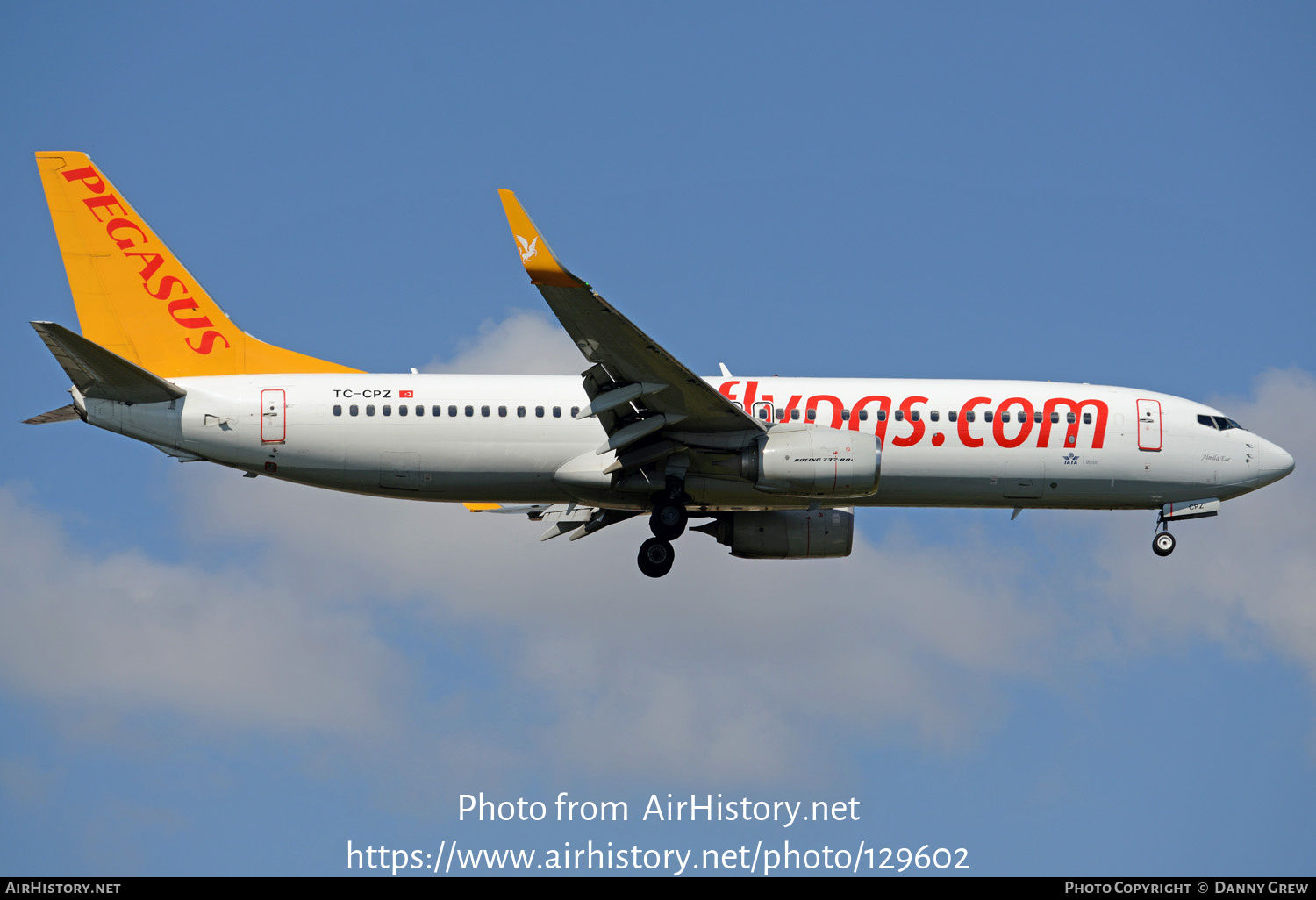 Aircraft Photo of TC-CPZ | Boeing 737-8H6 | Pegasus Airlines | AirHistory.net #129602