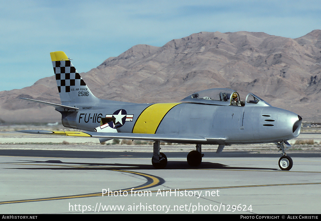 Aircraft Photo of N3145T / NX3145T | North American F-86F Sabre | USA - Air Force | AirHistory.net #129624