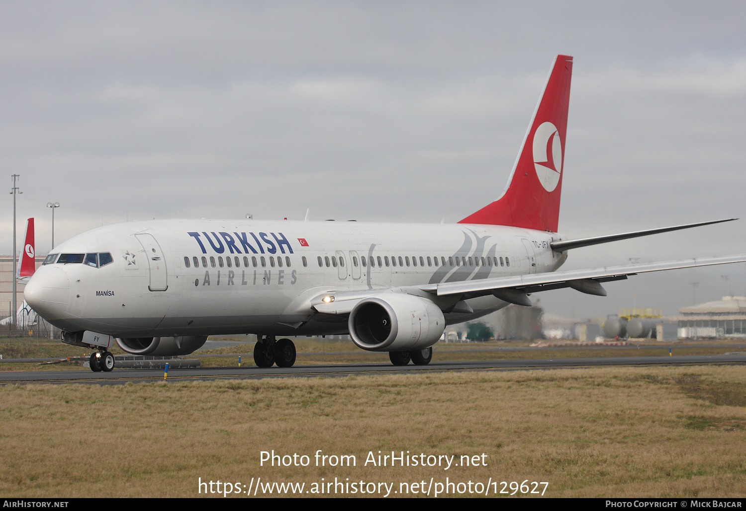 Aircraft Photo of TC-JFY | Boeing 737-8F2 | Turkish Airlines | AirHistory.net #129627