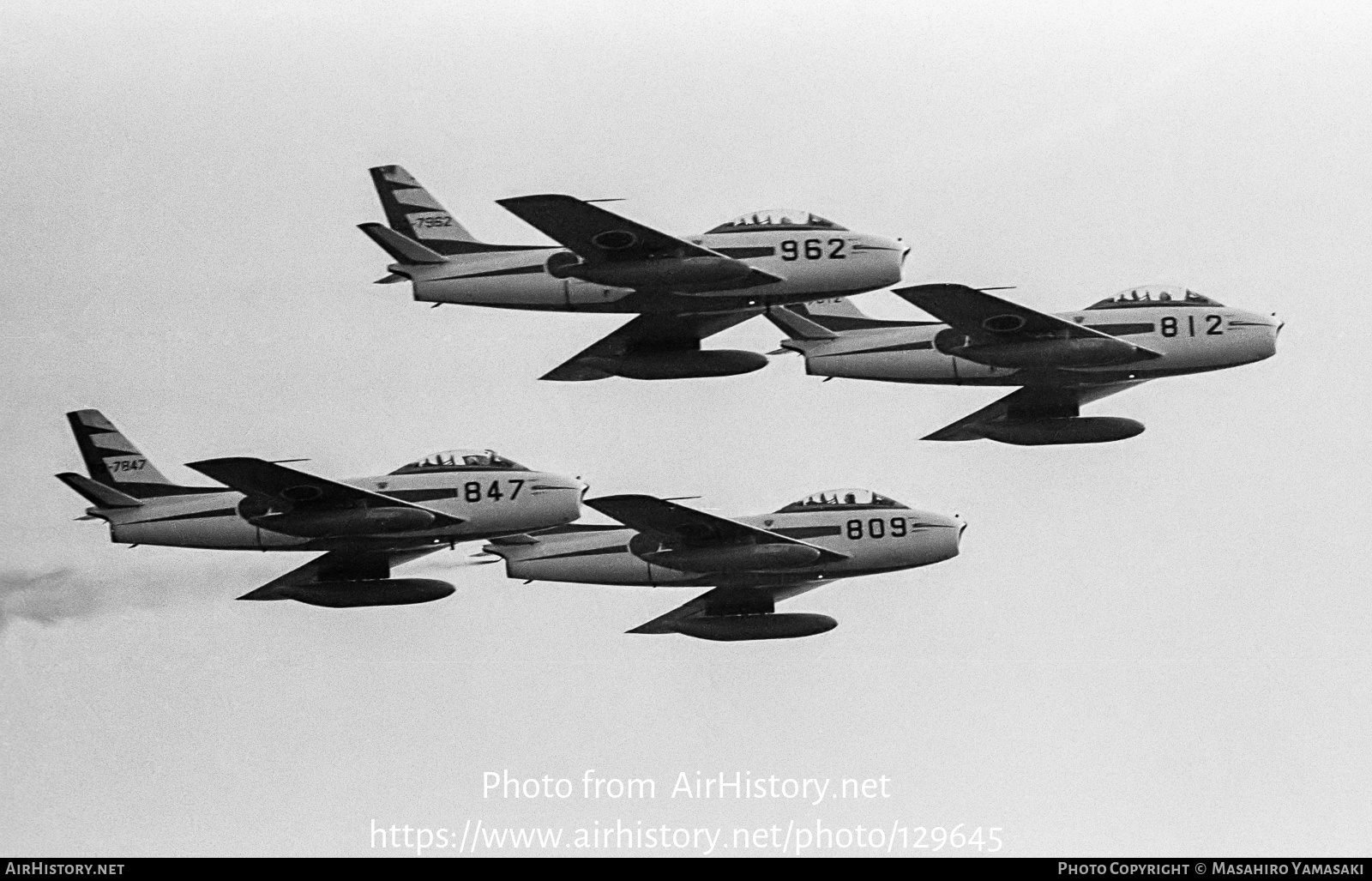 Aircraft Photo of 02-7962 | North American F-86F Sabre | Japan - Air Force | AirHistory.net #129645