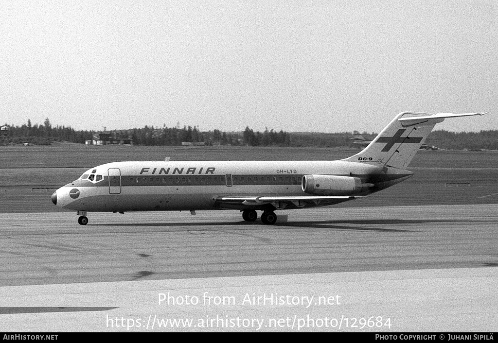 Aircraft Photo of OH-LYD | Douglas DC-9-14 | Finnair | AirHistory.net #129684