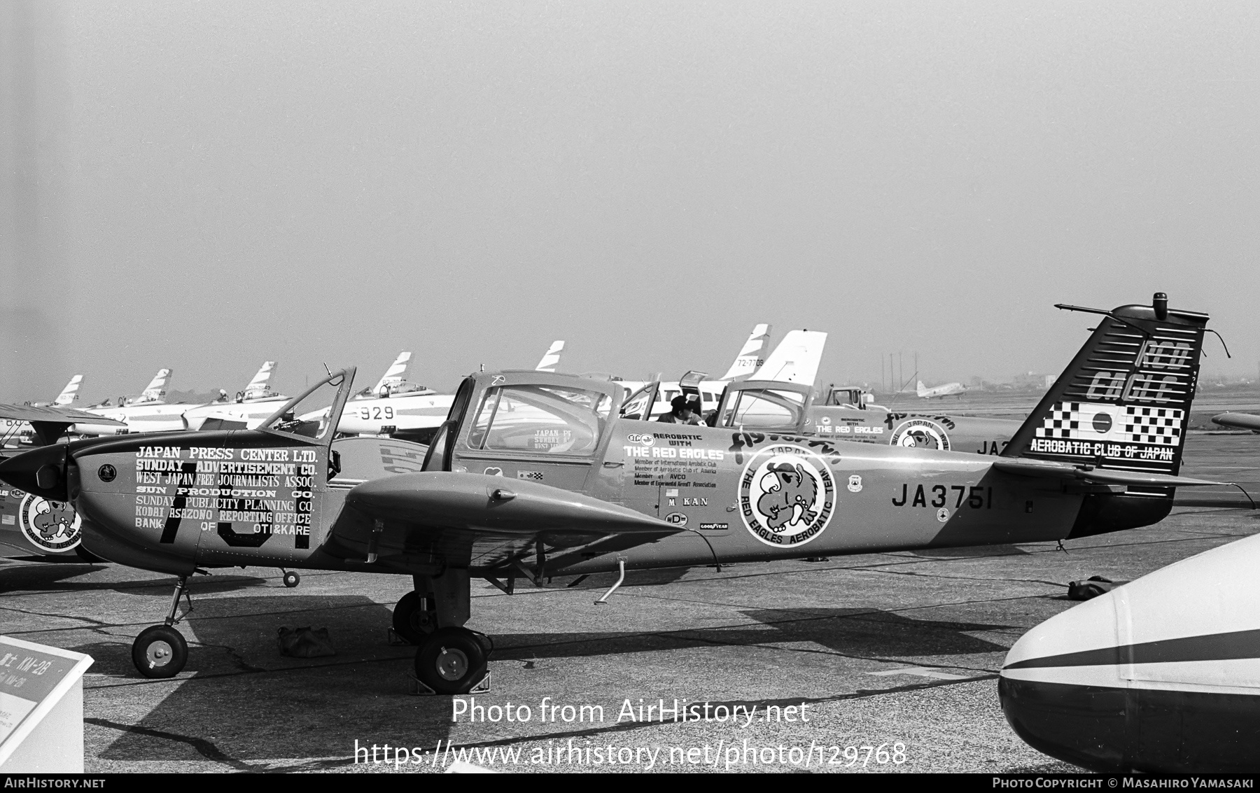 Aircraft Photo of JA3751 | Fuji FA-200-180 Aero Subaru | Red Eagles Aerobatic Team | AirHistory.net #129768