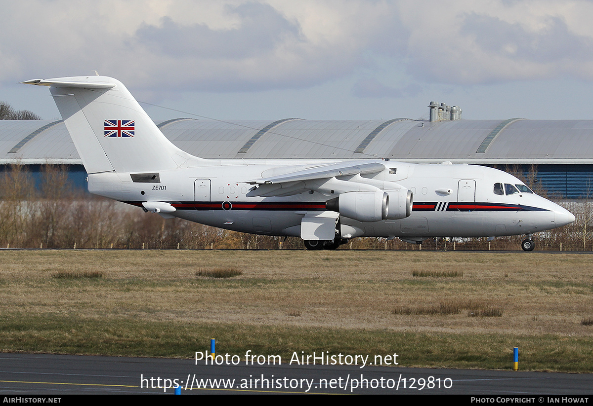 Aircraft Photo of ZE701 | British Aerospace BAe-146 CC.2 | UK - Air Force | AirHistory.net #129810