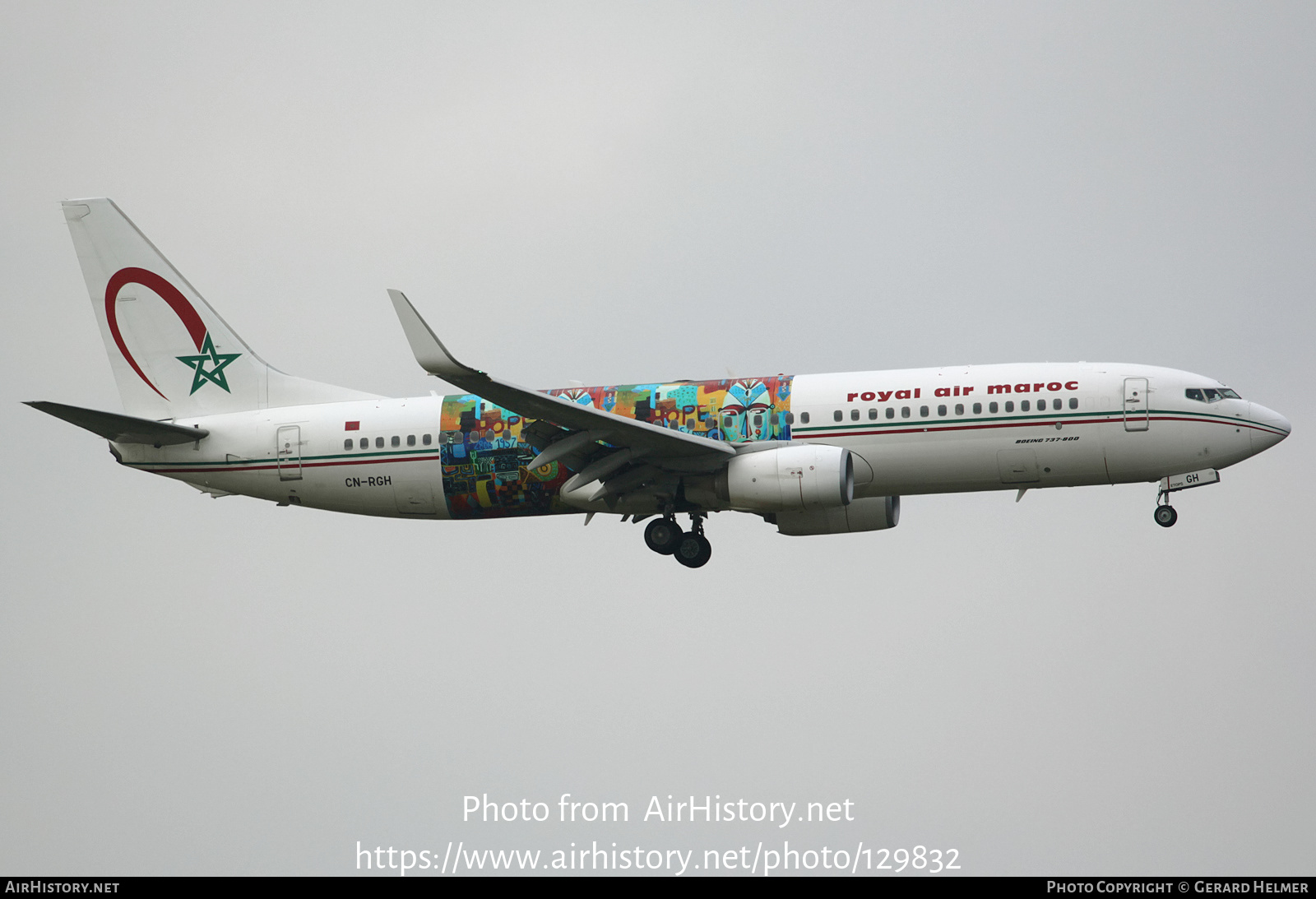 Aircraft Photo of CN-RGH | Boeing 737-86N | Royal Air Maroc - RAM | AirHistory.net #129832