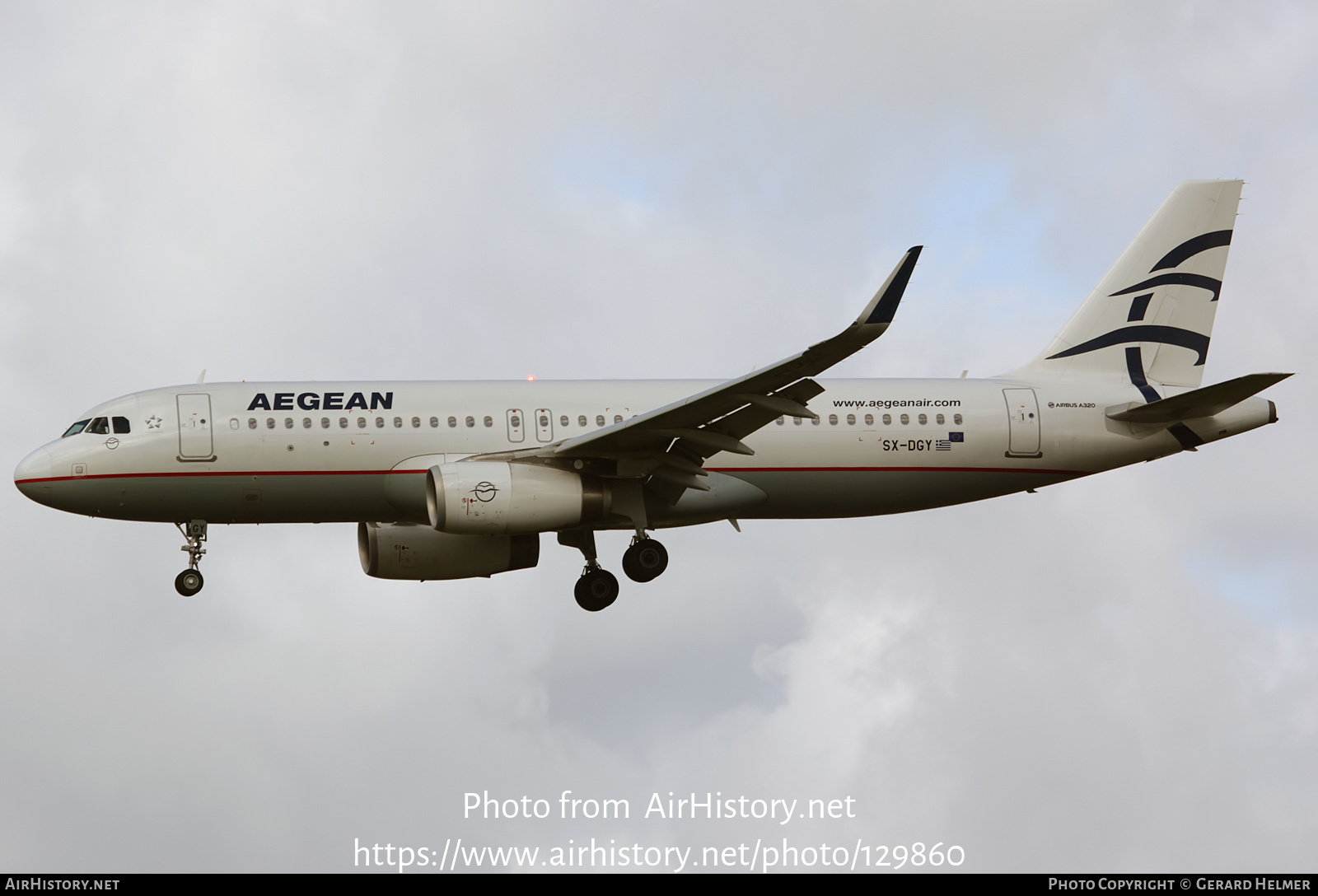 Aircraft Photo of SX-DGY | Airbus A320-232 | Aegean Airlines | AirHistory.net #129860