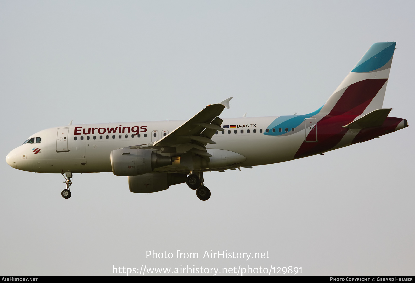 Aircraft Photo of D-ASTX | Airbus A319-112 | Eurowings | AirHistory.net #129891