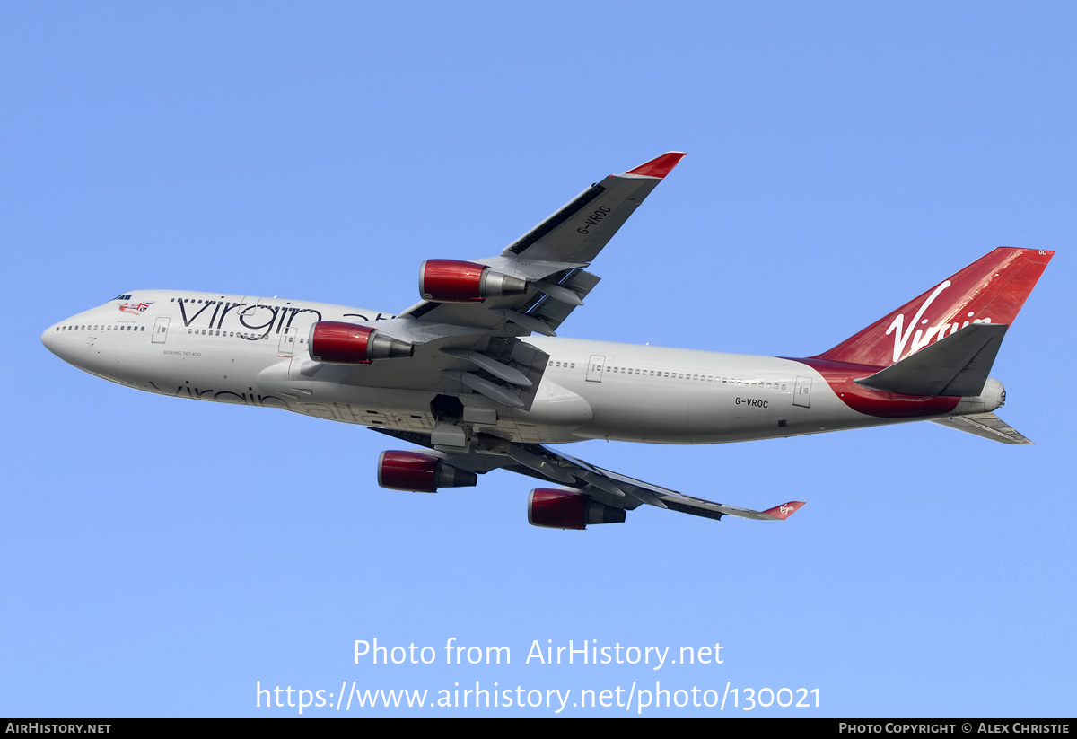 Aircraft Photo of G-VROC | Boeing 747-41R | Virgin Atlantic Airways | AirHistory.net #130021