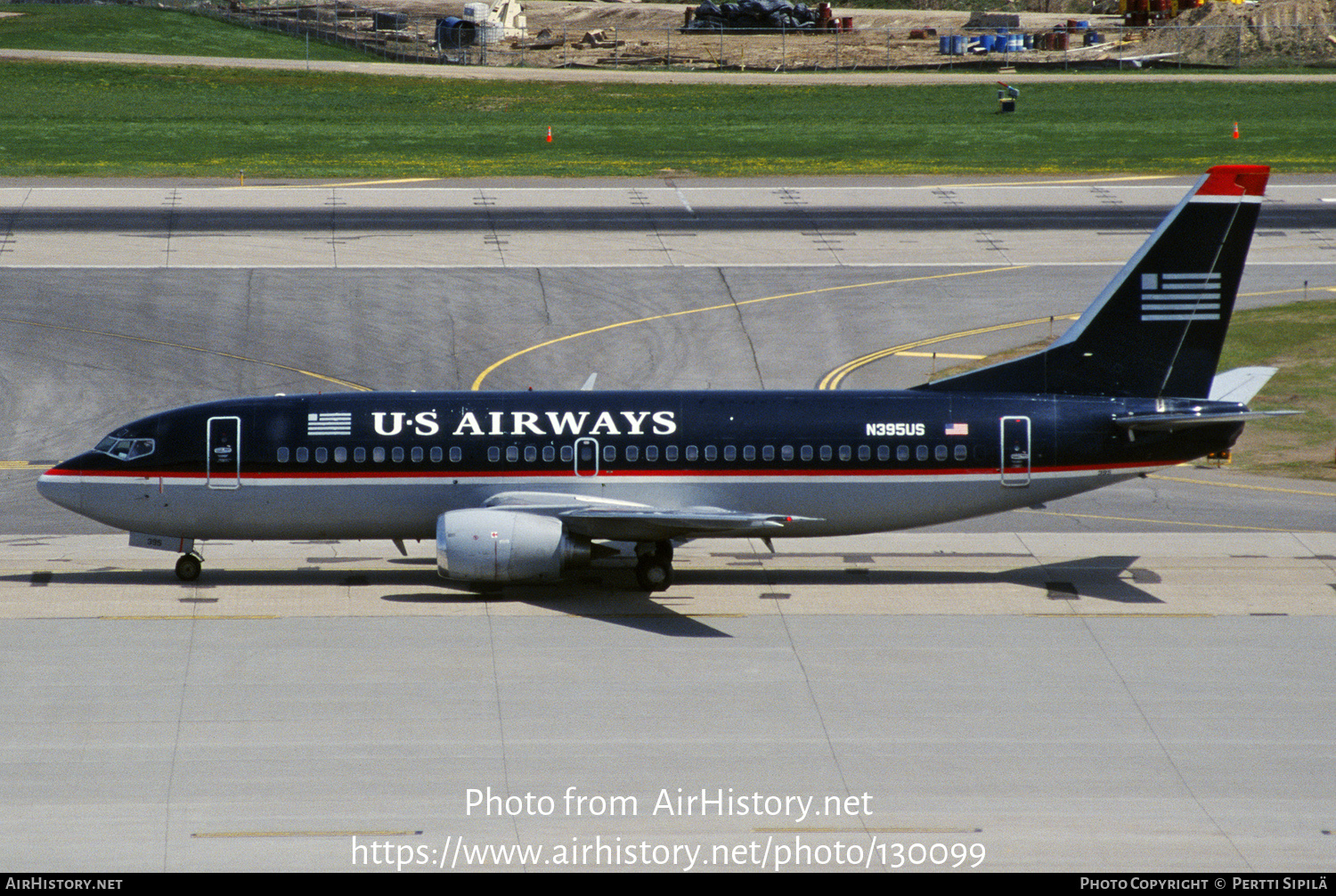 Aircraft Photo of N395US | Boeing 737-3B7 | US Airways | AirHistory.net #130099