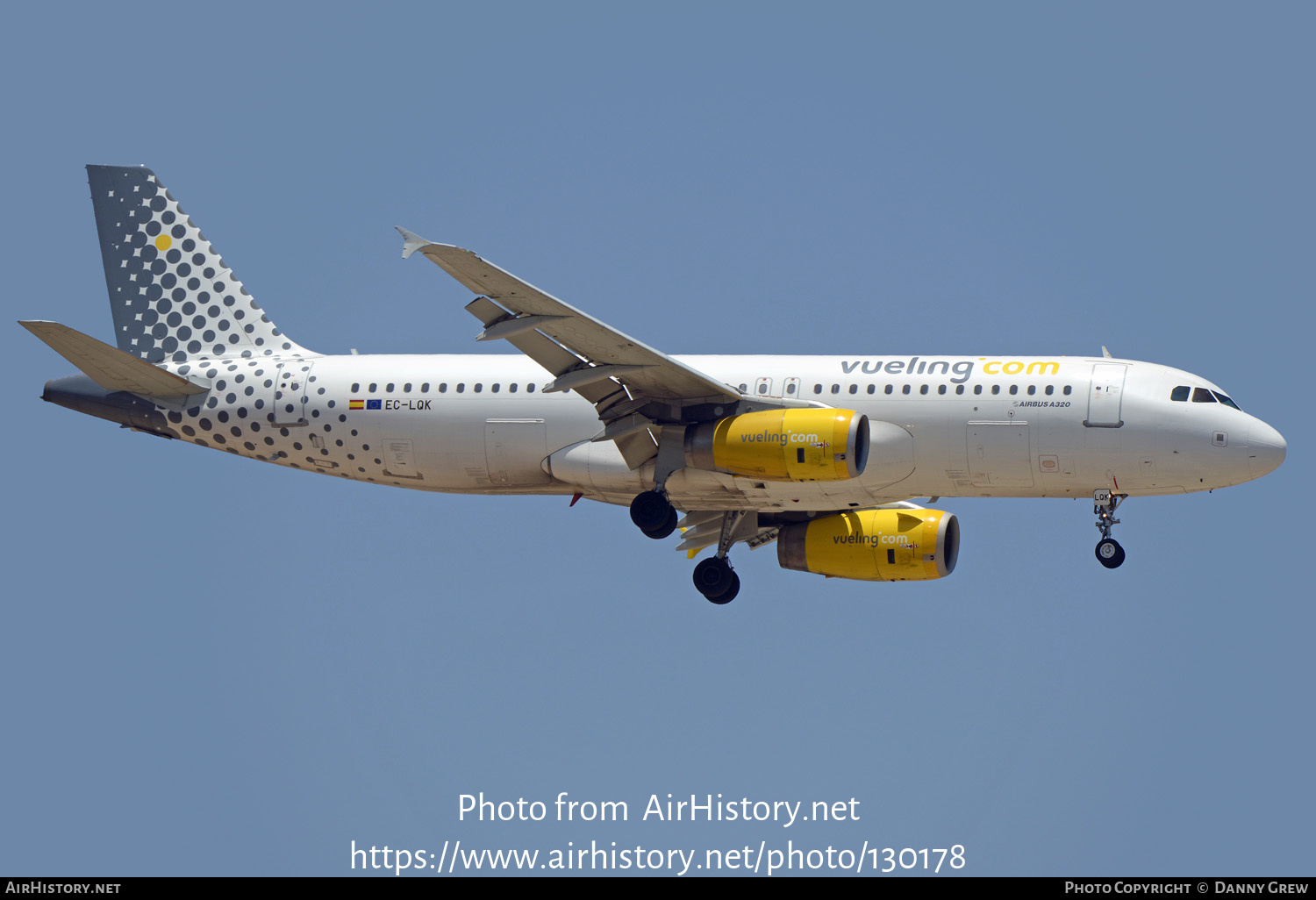 Aircraft Photo of EC-LQK | Airbus A320-232 | Vueling Airlines | AirHistory.net #130178