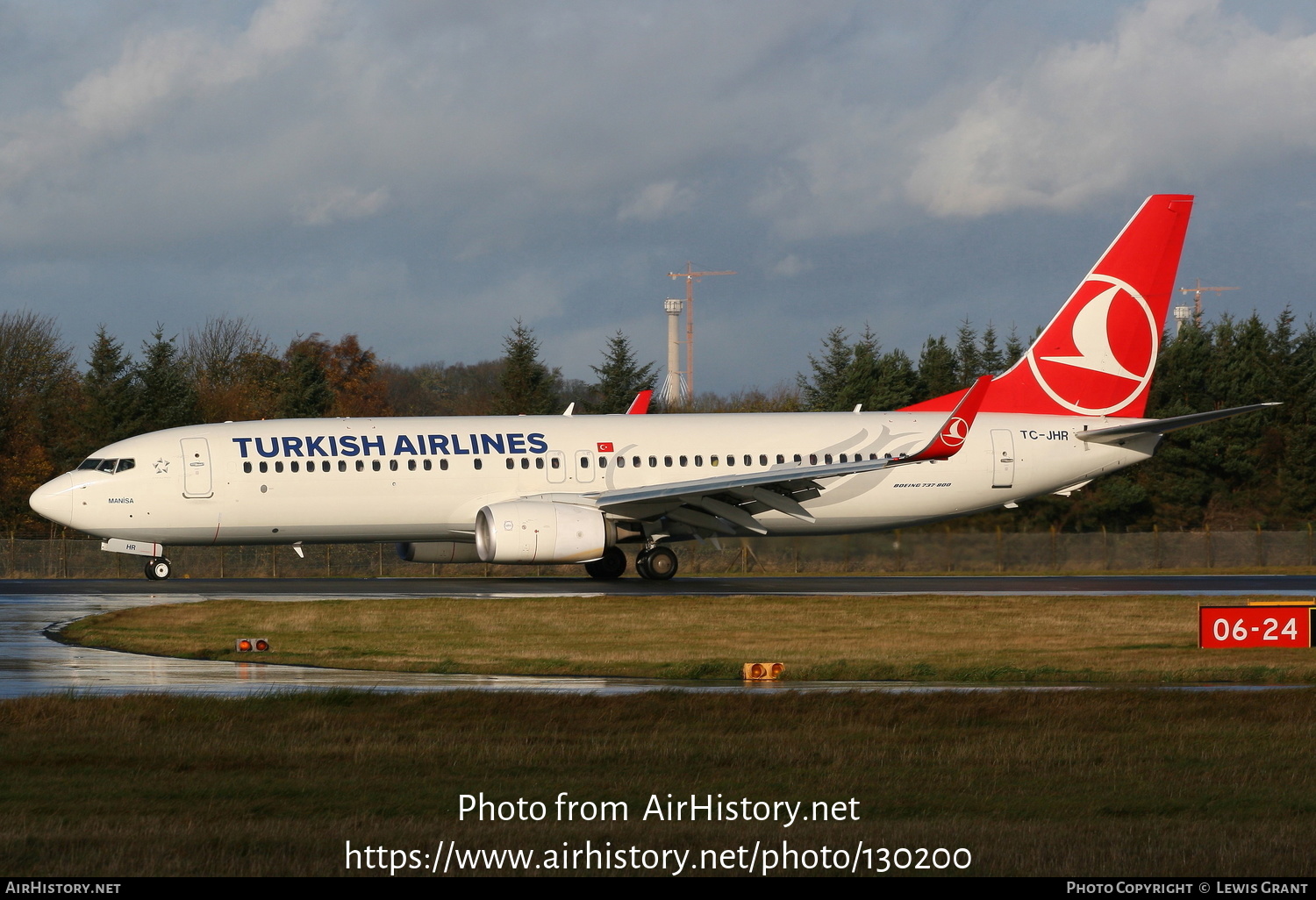 Aircraft Photo of TC-JHR | Boeing 737-8F2 | Turkish Airlines | AirHistory.net #130200