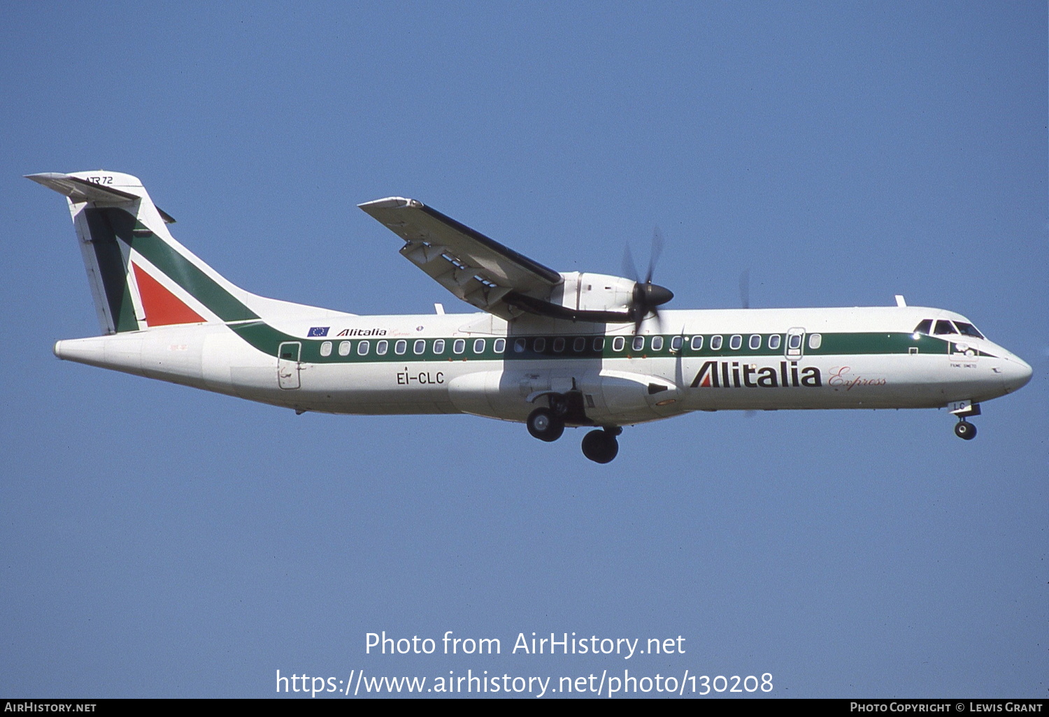 Aircraft Photo of EI-CLC | ATR ATR-72-212 | Alitalia Express | AirHistory.net #130208