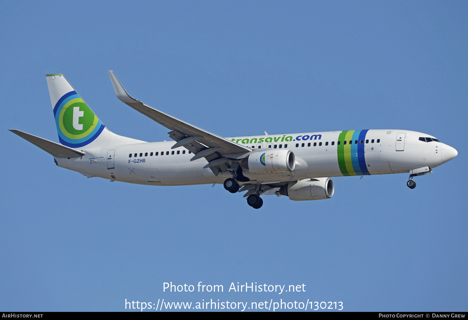 Aircraft Photo of F-GZHB | Boeing 737-8GJ | Transavia | AirHistory.net #130213