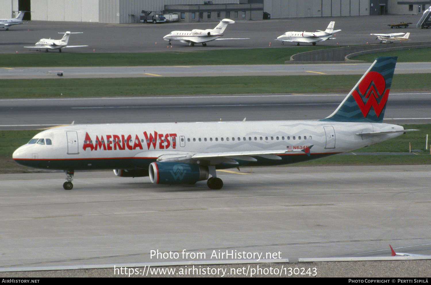 Aircraft Photo of N634AW | Airbus A320-231 | America West Airlines | AirHistory.net #130243