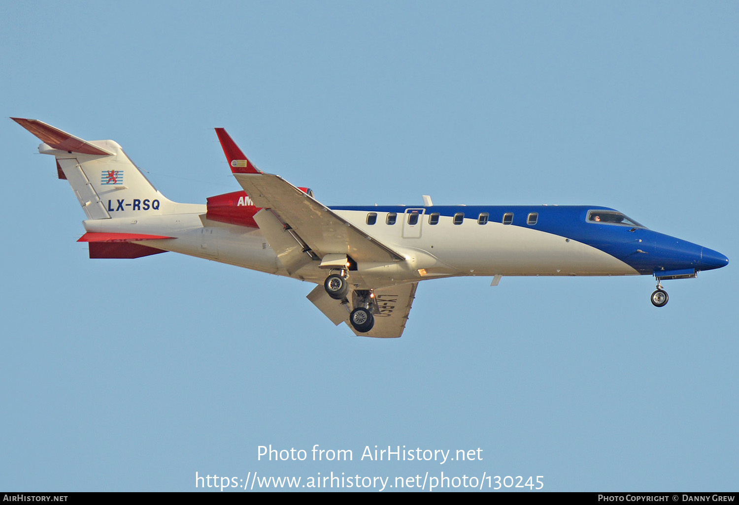 Aircraft Photo of LX-RSQ | Learjet 45 | AirHistory.net #130245