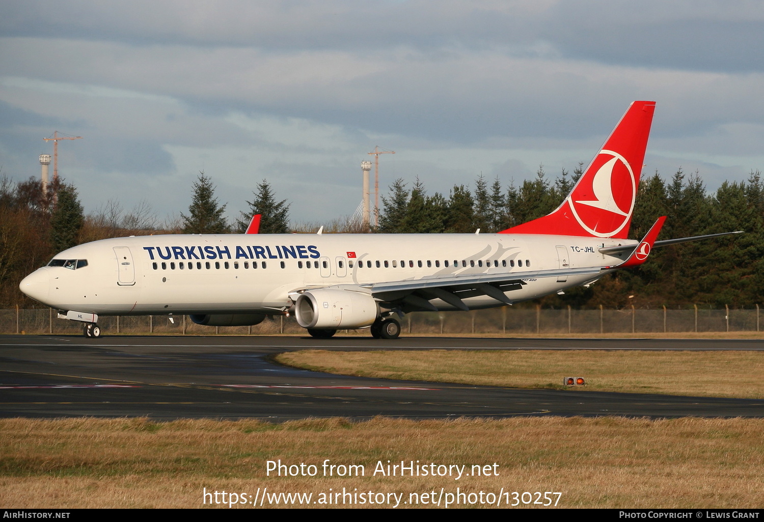 Aircraft Photo of TC-JHL | Boeing 737-8F2 | Turkish Airlines | AirHistory.net #130257