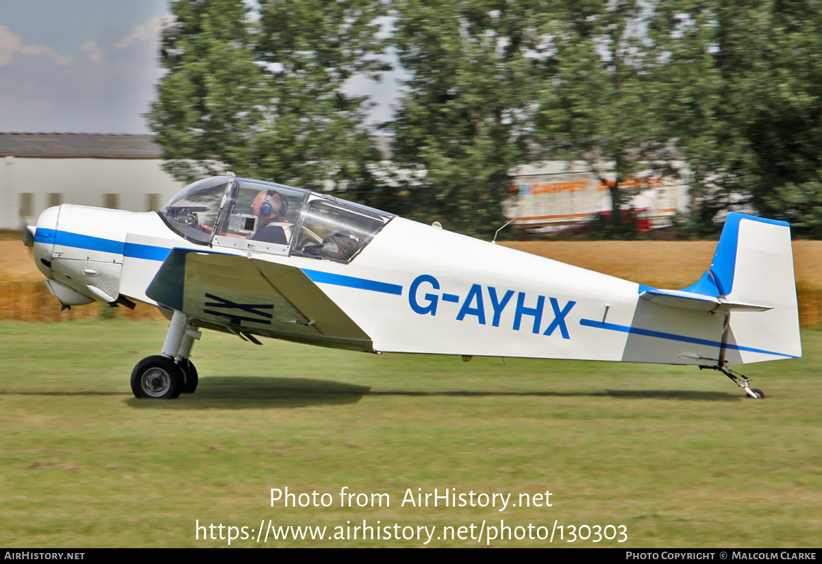 Aircraft Photo of G-AYHX | SAN Jodel D-117A | AirHistory.net #130303