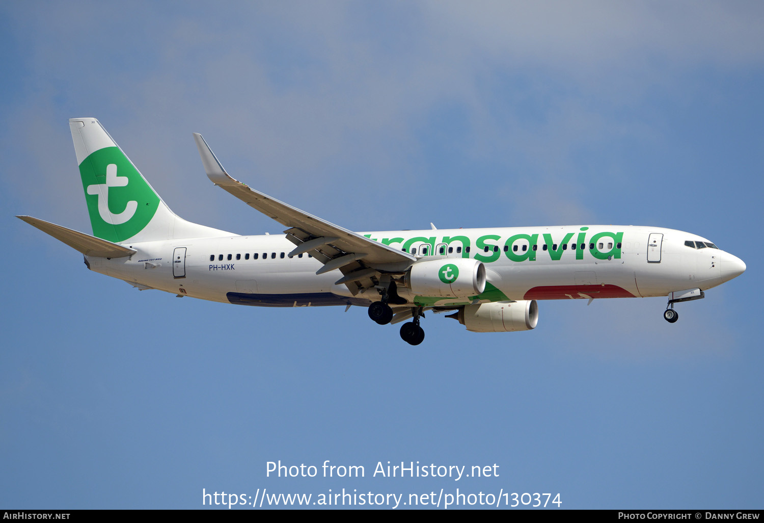 Aircraft Photo of PH-HXK | Boeing 737-800 | Transavia | AirHistory.net #130374