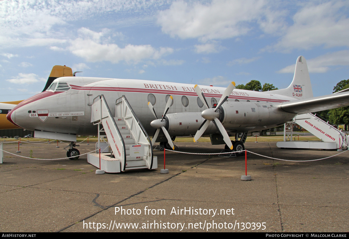 Aircraft Photo of G-ALWF | Vickers 701 Viscount | BEA - British European Airways | AirHistory.net #130395