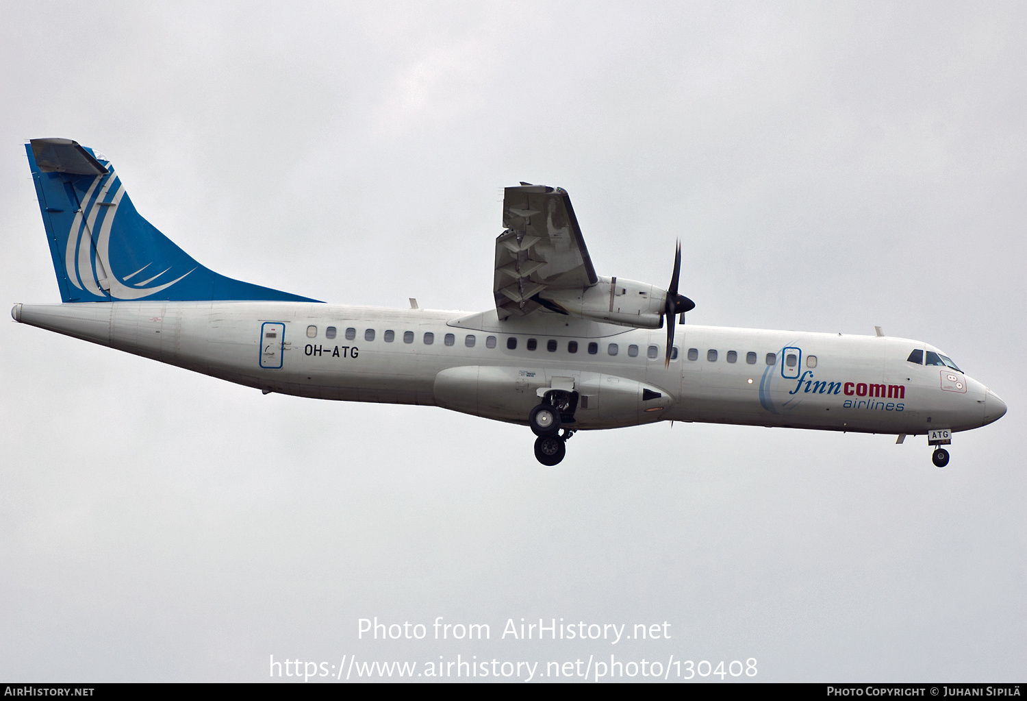 Aircraft Photo of OH-ATG | ATR ATR-72-500 (ATR-72-212A) | Finncomm Airlines | AirHistory.net #130408