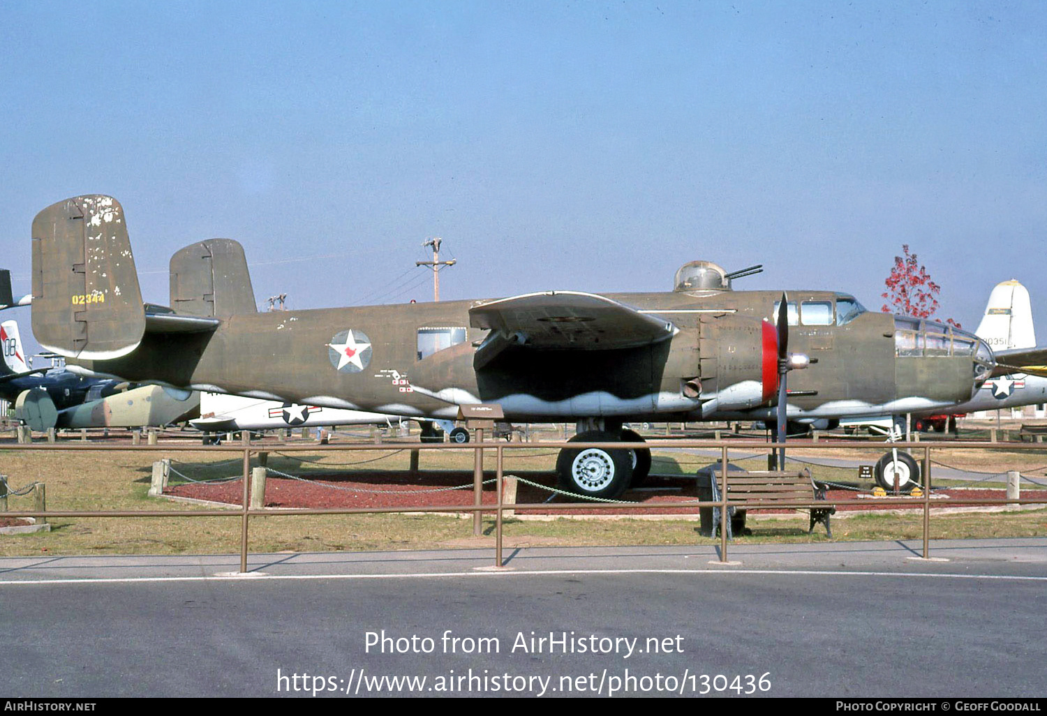 Aircraft Photo of 40-2344 / 02344 | North American B-25J Mitchell | USA - Air Force | AirHistory.net #130436