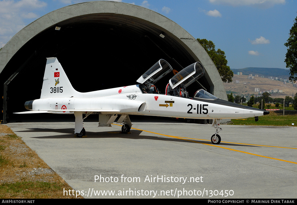 Aircraft Photo of 63-8115 / 38115 | Northrop T-38A Talon | Turkey - Air Force | AirHistory.net #130450