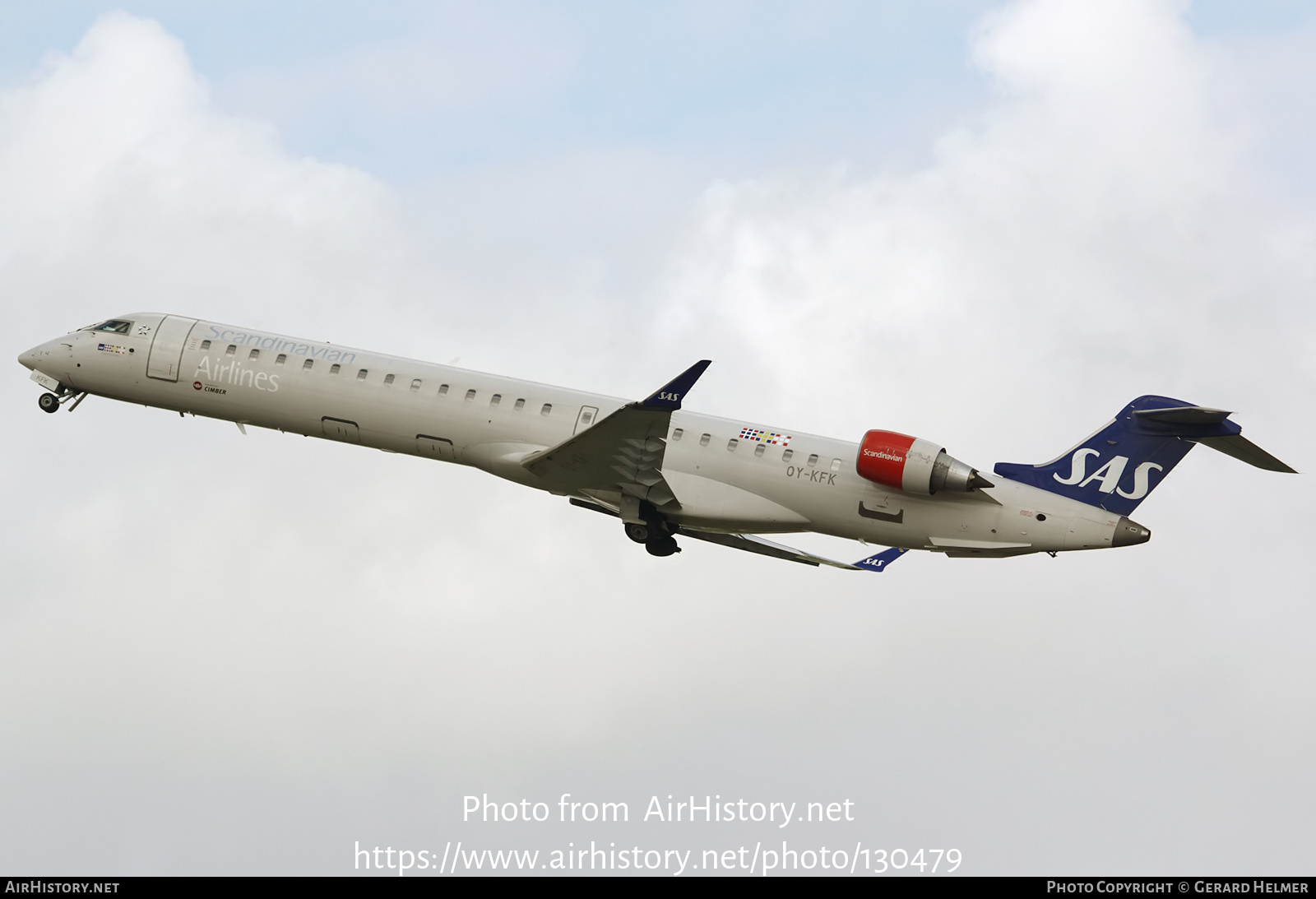 Aircraft Photo of OY-KFK | Bombardier CRJ-900LR (CL-600-2D24) | Scandinavian Airlines - SAS | AirHistory.net #130479