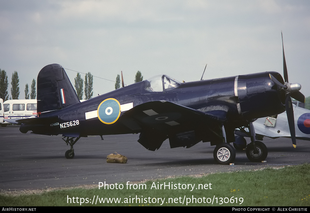 Aircraft Photo of N240CA / NZ5628 | Vought F4U-4 Corsair | New Zealand ...