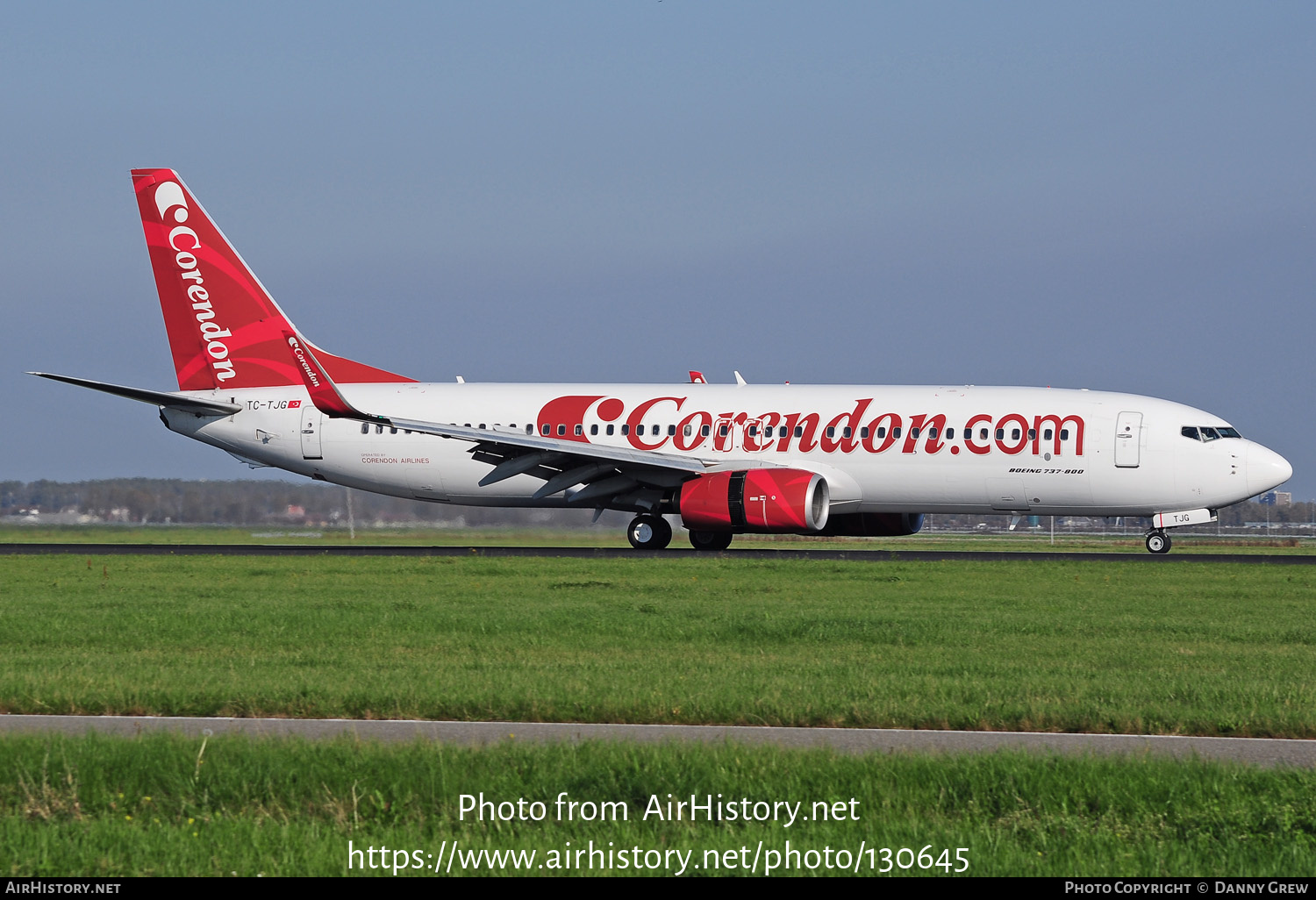 Aircraft Photo of TC-TJG | Boeing 737-86J | Corendon Airlines | AirHistory.net #130645