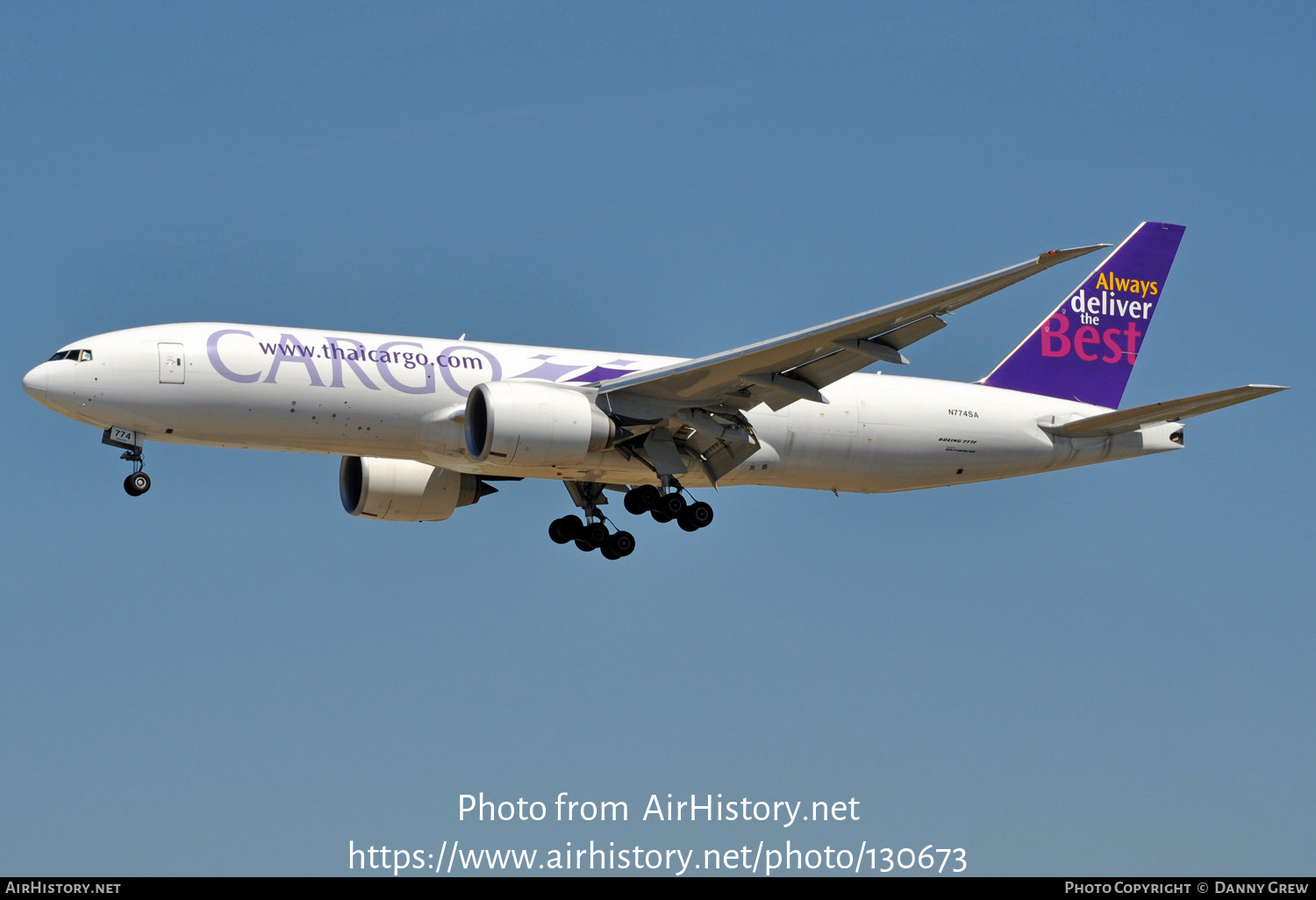 Aircraft Photo of N774SA | Boeing 777-FZB | Thai Cargo | AirHistory.net #130673