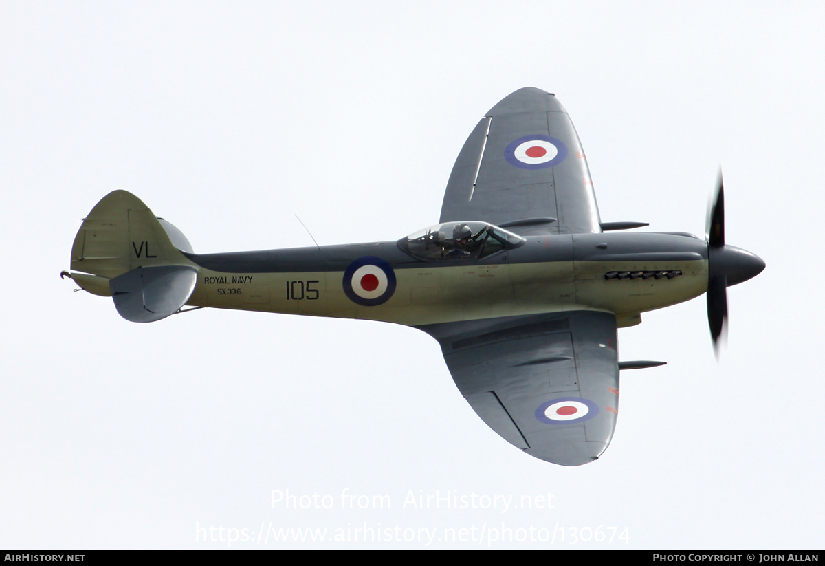 Aircraft Photo of G-KASX / SX336 | Supermarine 395 Seafire F17 | UK - Navy | AirHistory.net #130674