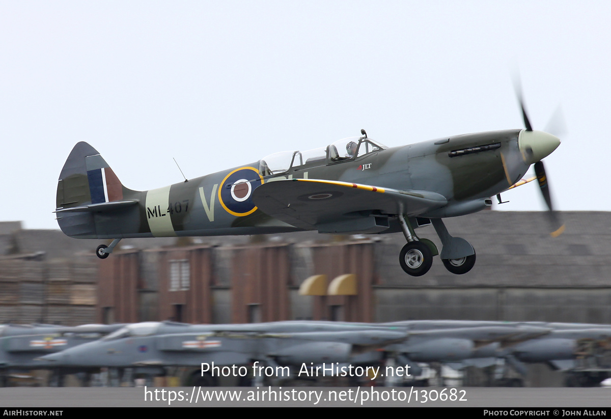 Aircraft Photo of G-LFIX / ML407 | Supermarine 509 Spitfire T9 | UK - Air Force | AirHistory.net #130682