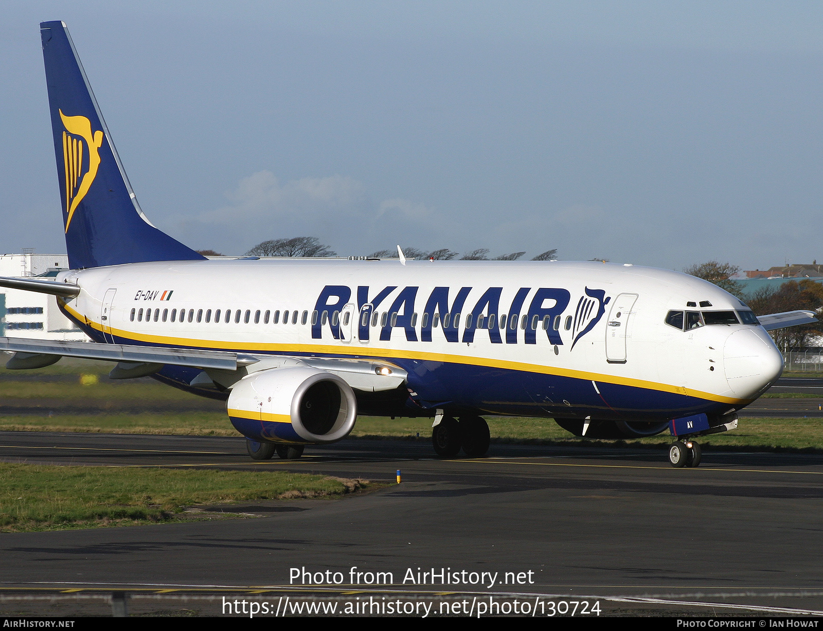 Aircraft Photo of EI-DAV | Boeing 737-8AS | Ryanair | AirHistory.net #130724