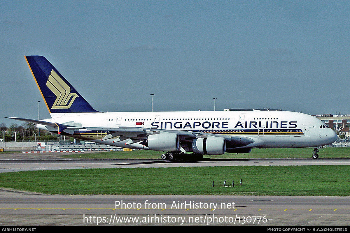 Aircraft Photo of 9V-SKM | Airbus A380-841 | Singapore Airlines | AirHistory.net #130776