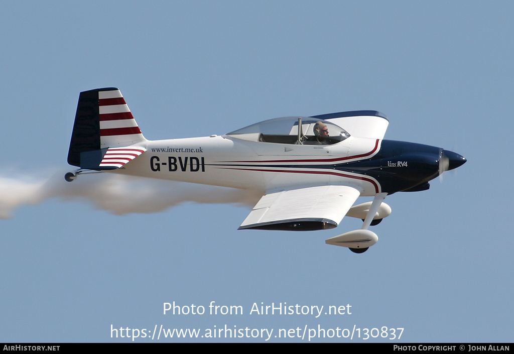 Aircraft Photo of G-BVDI | Van's RV-4 | AirHistory.net #130837