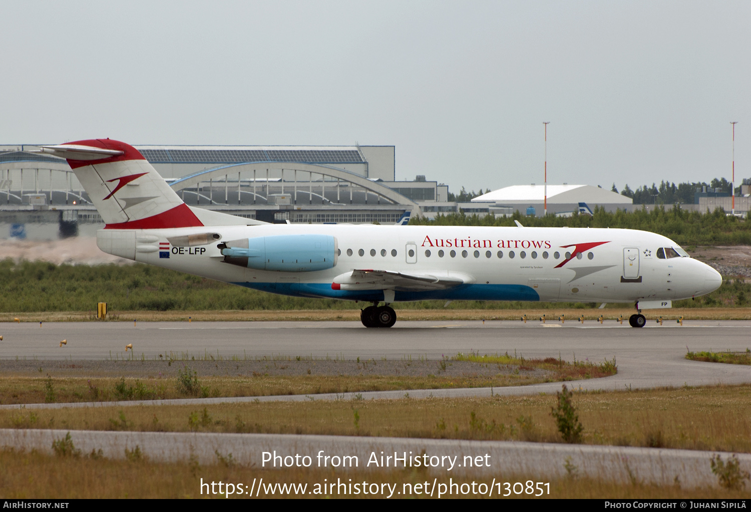 Aircraft Photo of OE-LFP | Fokker 70 (F28-0070) | Austrian Arrows | AirHistory.net #130851