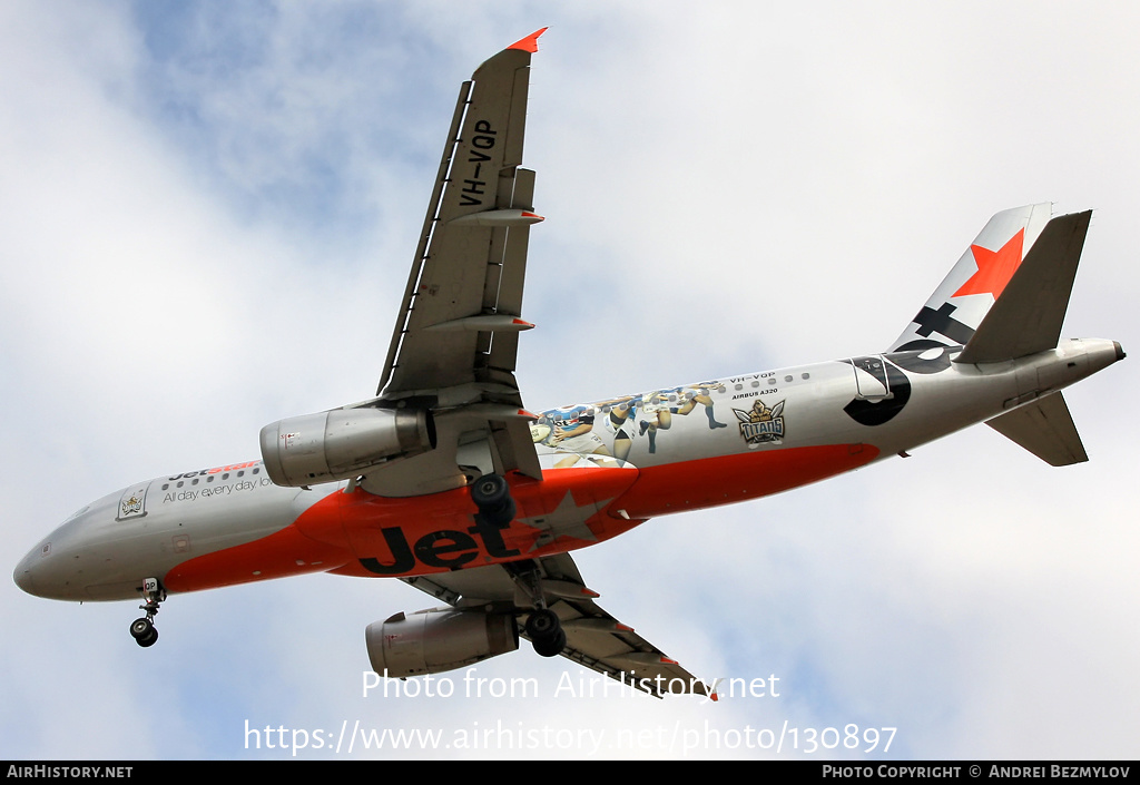 Aircraft Photo of VH-VQP | Airbus A320-232 | Jetstar Airways | AirHistory.net #130897