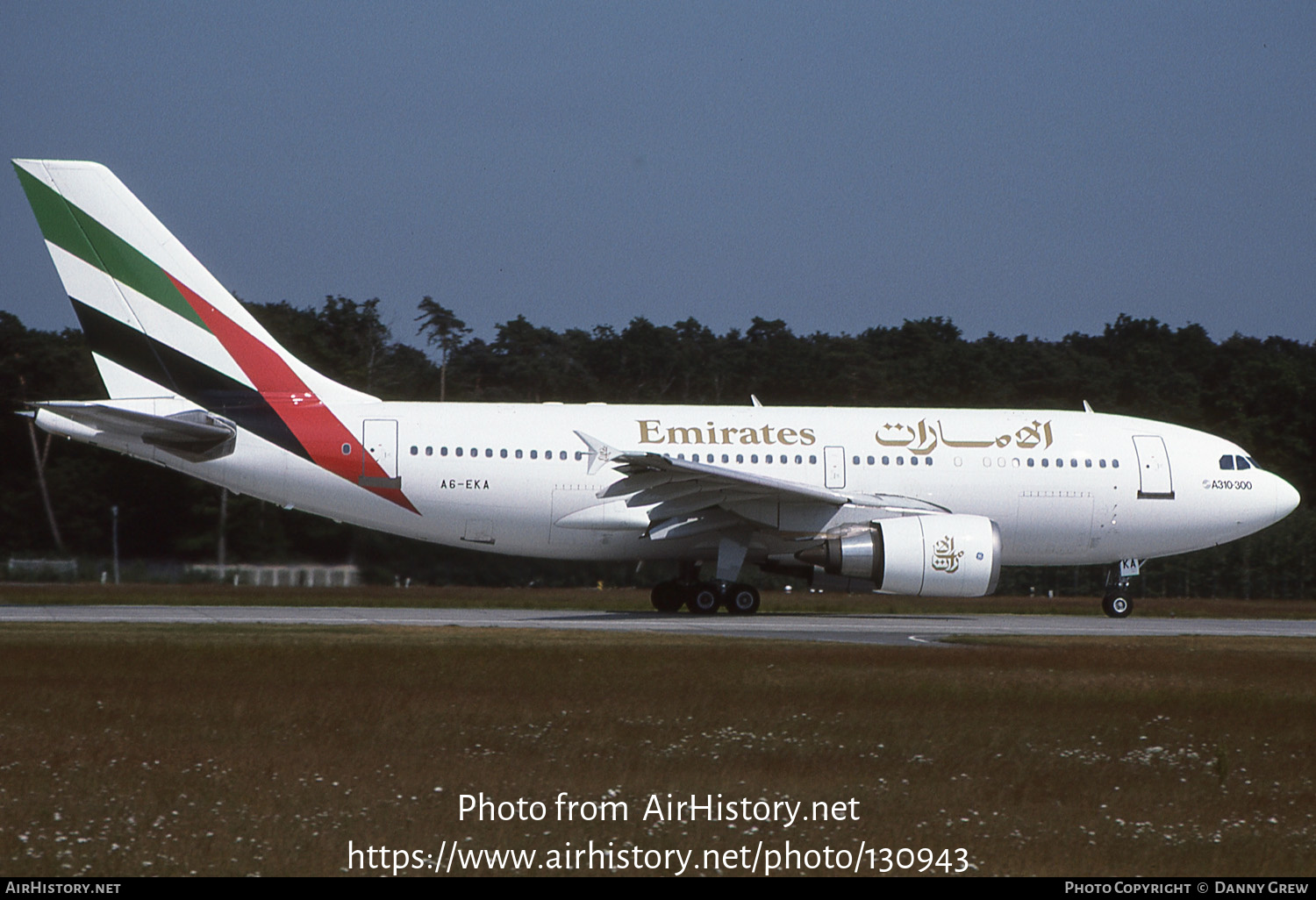 Aircraft Photo of A6-EKA | Airbus A310-304 | Emirates | AirHistory.net #130943