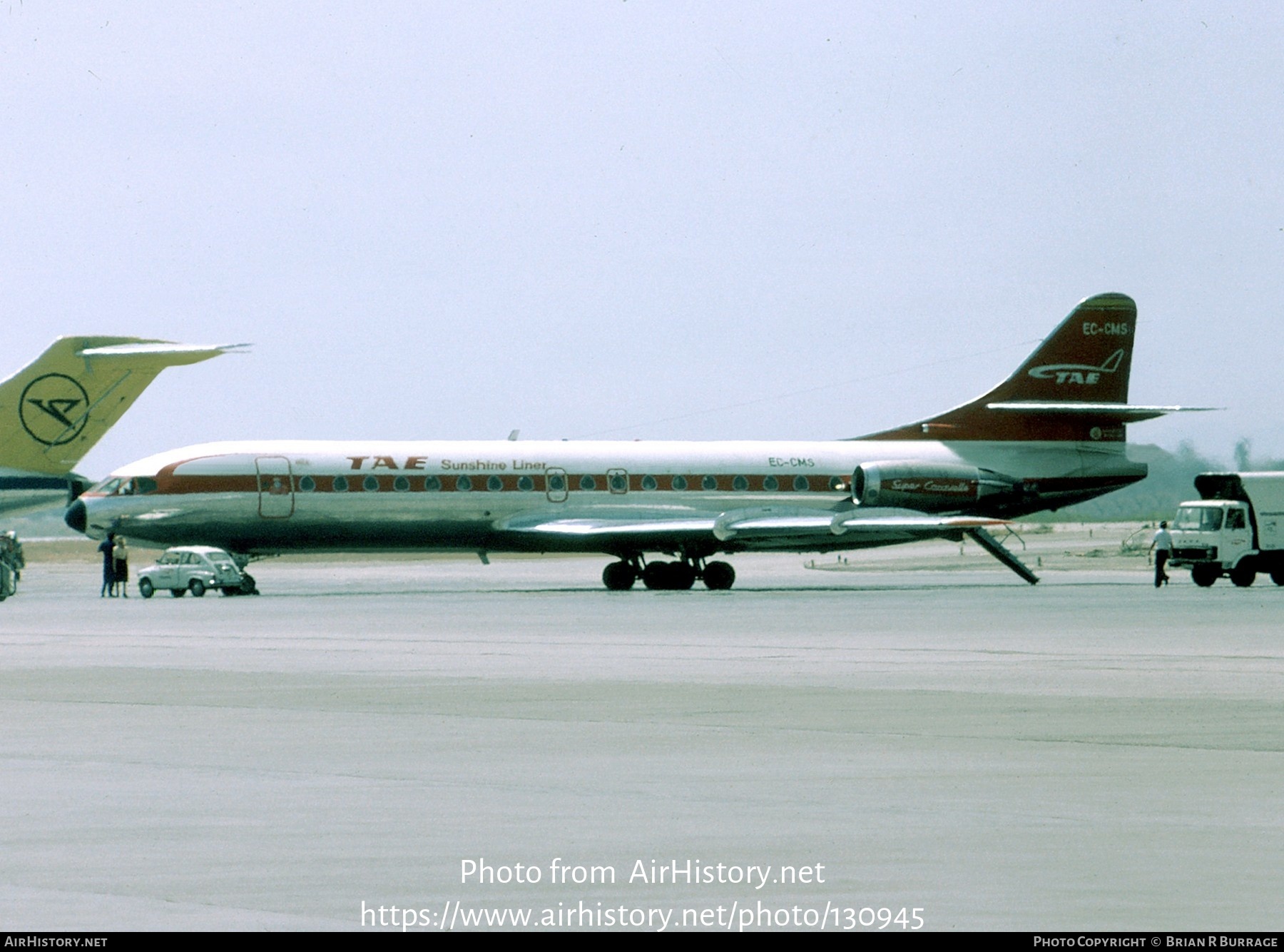 Aircraft Photo of EC-CMS | Sud SE-210 Caravelle 10B3 Super B | TAE - Trabajos Aéreos y Enlaces | AirHistory.net #130945