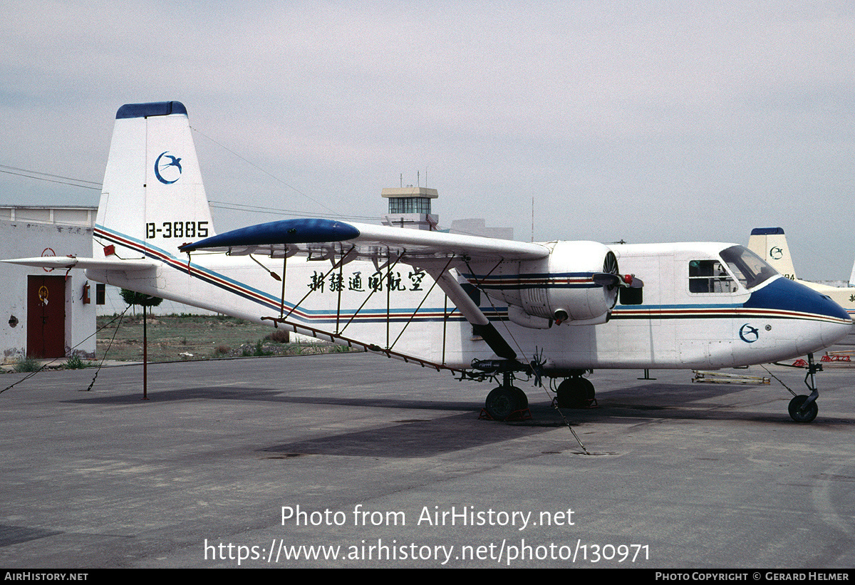 Aircraft Photo of B-3885 | Harbin Y11 | Xinjiang General Aviation | AirHistory.net #130971