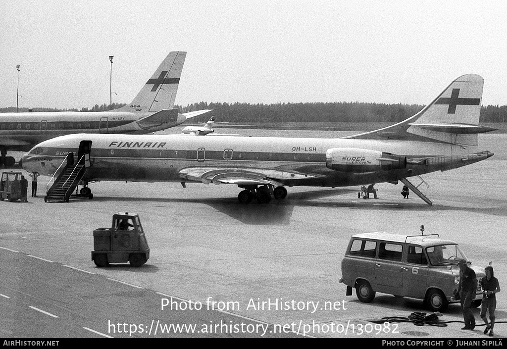 Aircraft Photo of OH-LSH | Sud SE-210 Caravelle 10B3 Super B | Finnair | AirHistory.net #130982