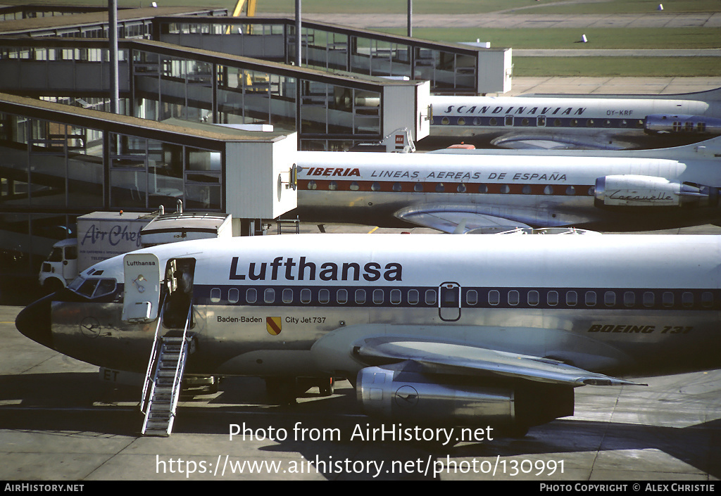 Aircraft Photo of D-ABET | Boeing 737-130 | Lufthansa | AirHistory.net #130991