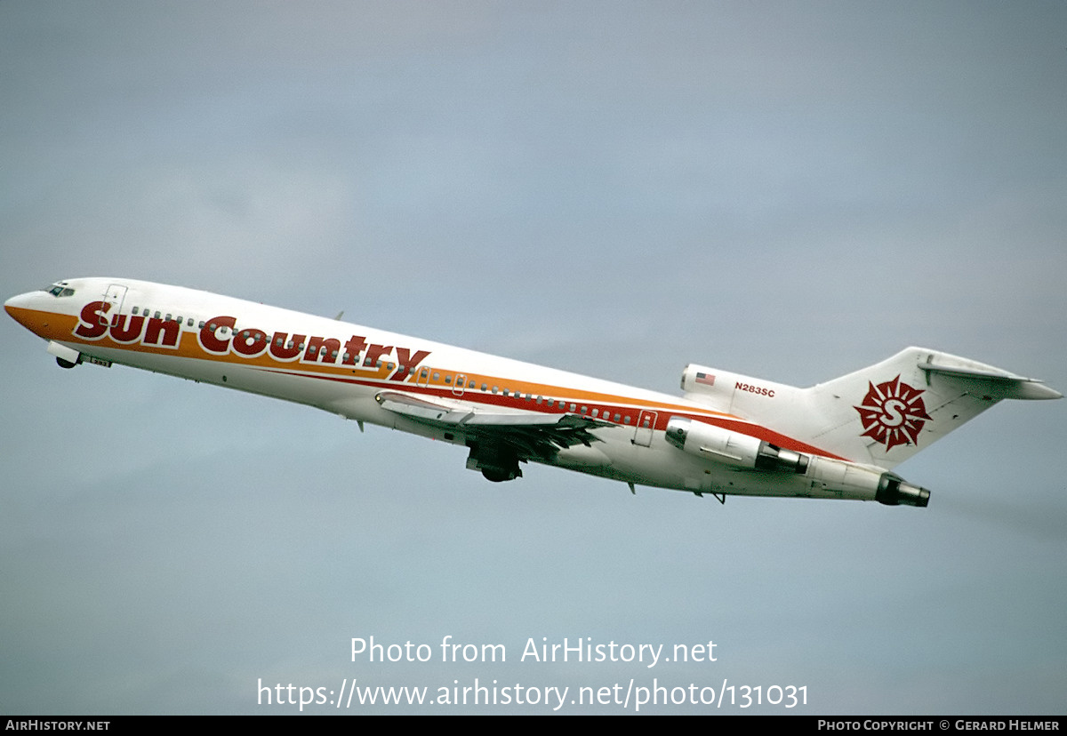 Aircraft Photo of N283SC | Boeing 727-225/Adv | Sun Country Airlines | AirHistory.net #131031