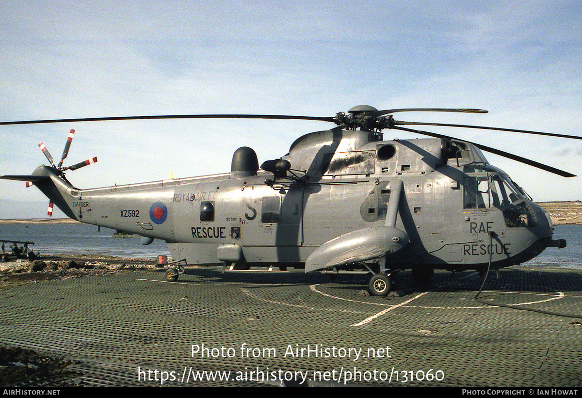 Aircraft Photo of XZ592 | Westland WS-61 Sea King HAR3 | UK - Air Force | AirHistory.net #131060