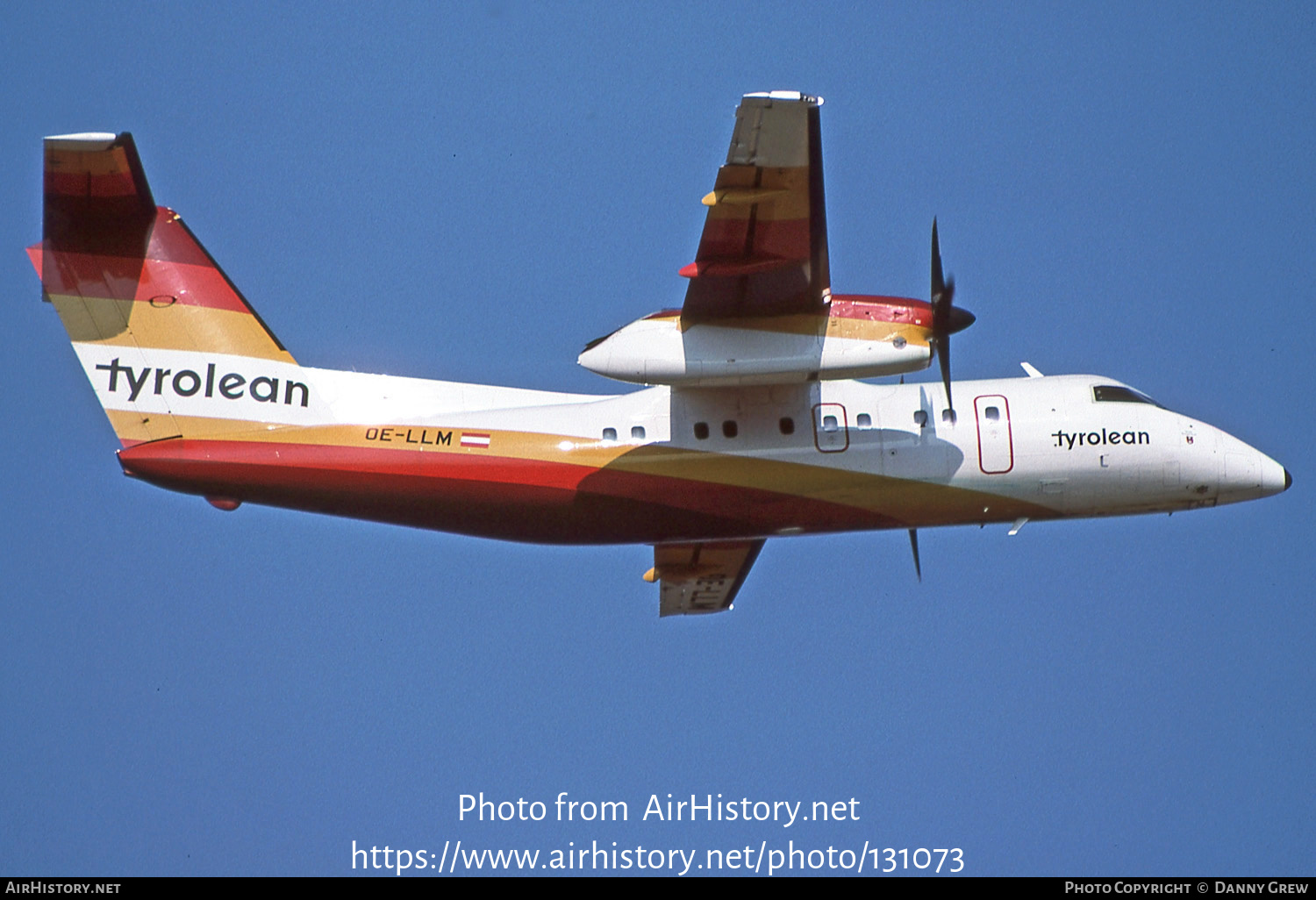 Aircraft Photo of OE-LLM | De Havilland Canada DHC-8-103 Dash 8 | Tyrolean Airways | AirHistory.net #131073