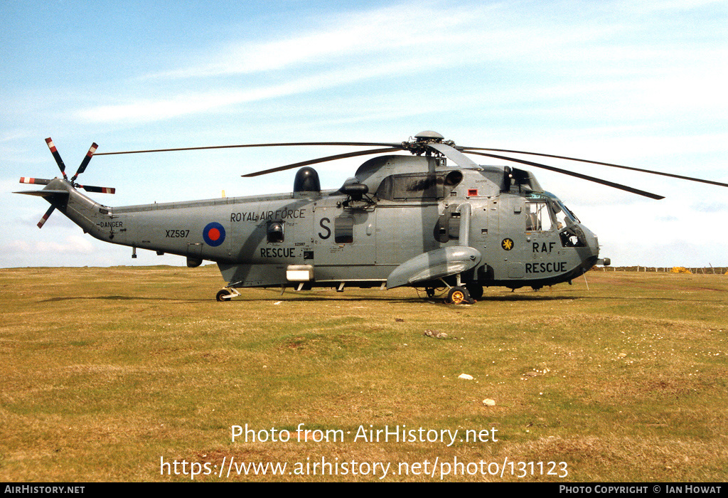 Aircraft Photo of XZ597 | Westland WS-61 Sea King HAR3 | UK - Air Force | AirHistory.net #131123