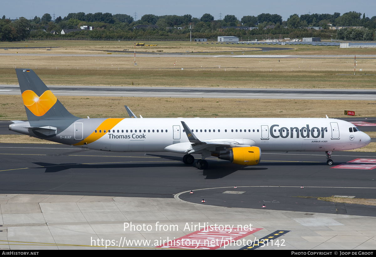 Aircraft Photo of D-AIAF | Airbus A321-211 | Condor Flugdienst | AirHistory.net #131142