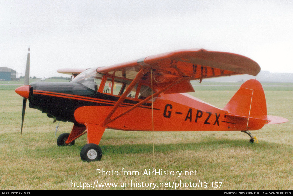 Aircraft Photo of G-APZX | Piper PA-22/20-150 Pacer | AirHistory.net #131157