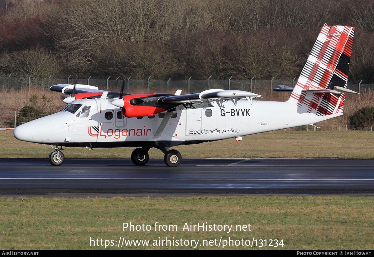 Aircraft Photo of G-BVVK | De Havilland Canada DHC-6-300 Twin Otter | Loganair | AirHistory.net #131234