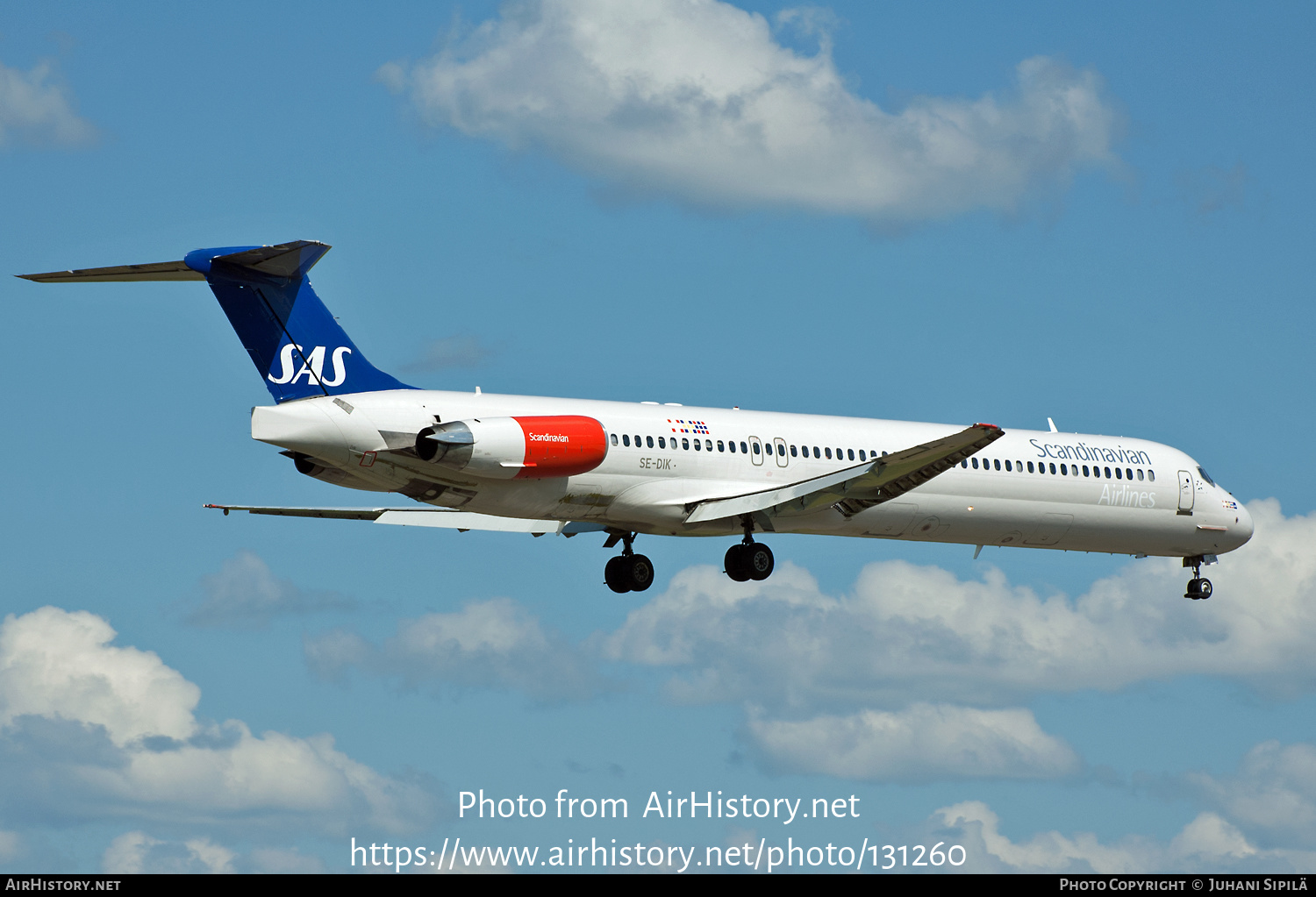 Aircraft Photo of SE-DIK | McDonnell Douglas MD-82 (DC-9-82) | Scandinavian Airlines - SAS | AirHistory.net #131260